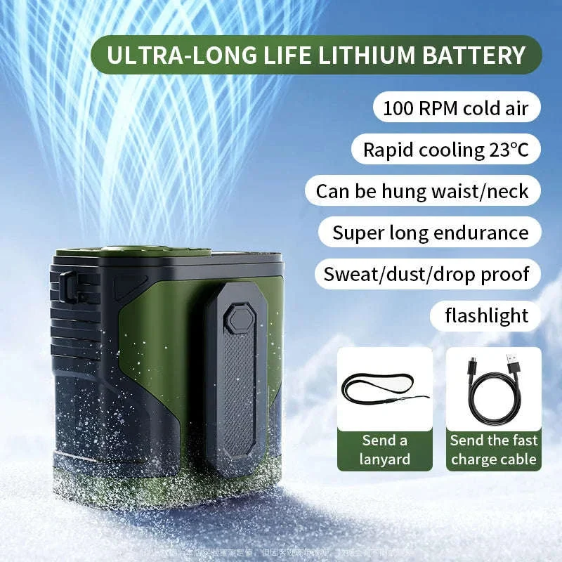 Xiaomi 2025 Portable Waist-Hanging Fan for Hands-Free Cooling - Image 29