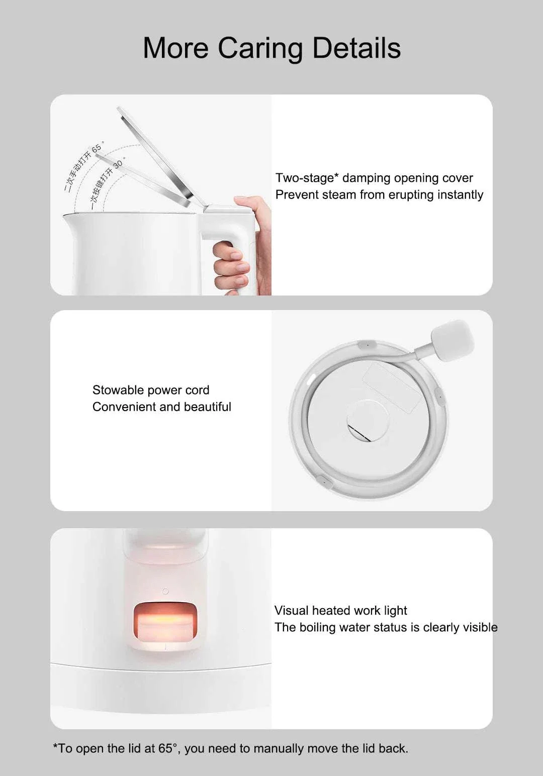Xiaomi Electric Kettle 1.5L 1500W Fast Boil Stainless Steel - Image 17