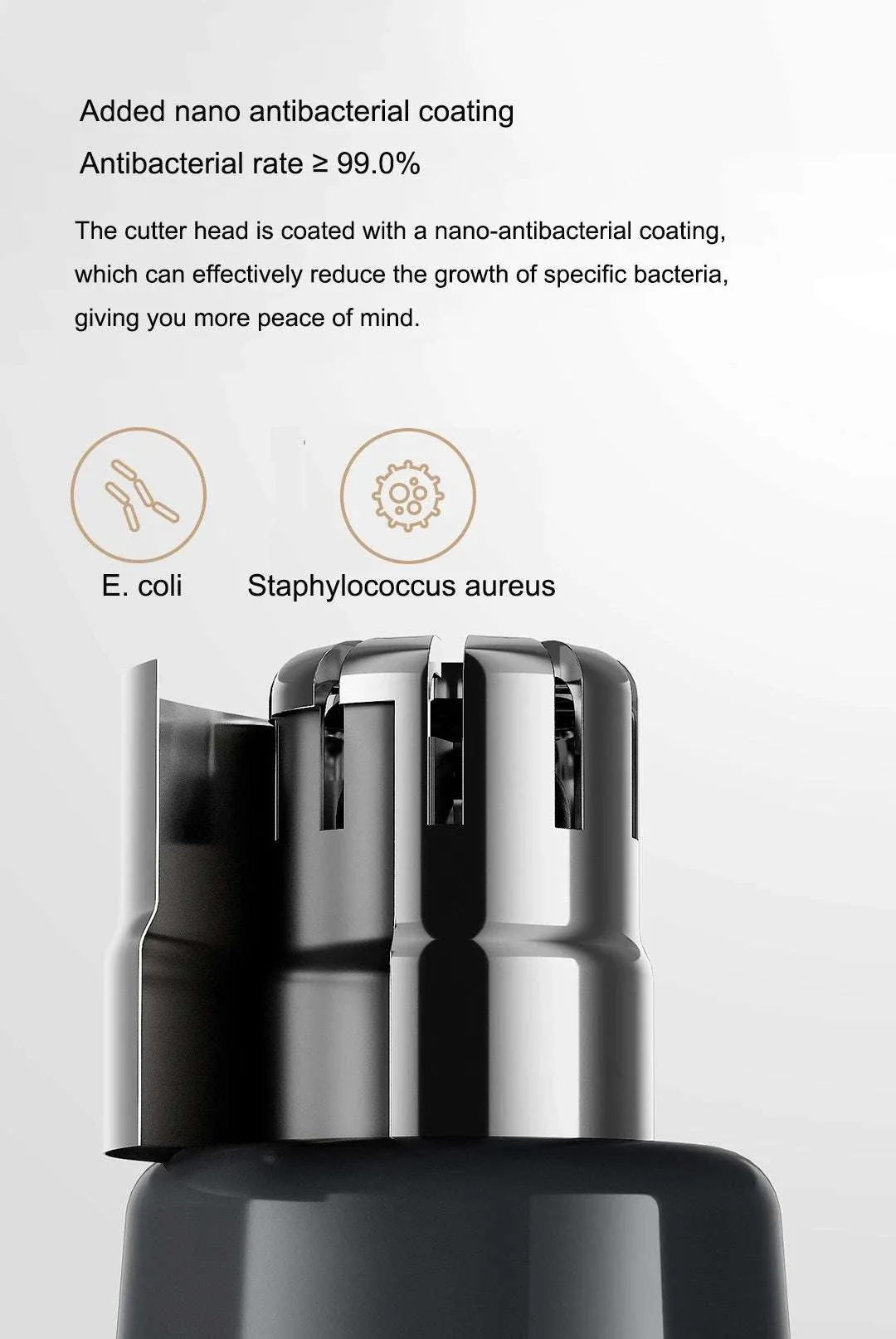 Electric Nose Hair Trimmer Rechargeable Painless Grooming Tool - Image 10