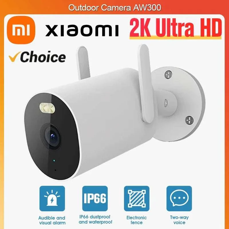 Xiaomi Outdoor Camera AW300 2K WiFi Security Cam Night Vision IP66