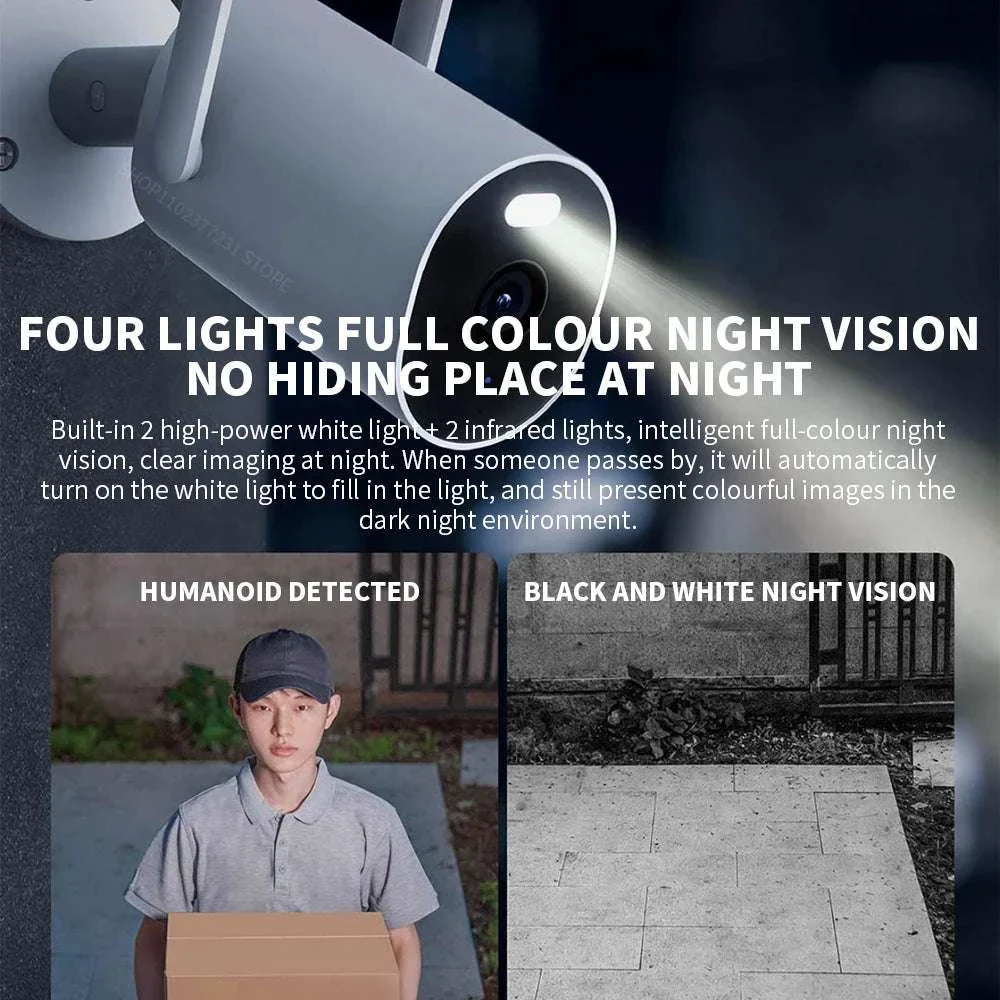 Xiaomi Outdoor Camera AW300 2K WiFi Security Cam Night Vision IP66 - Image 6