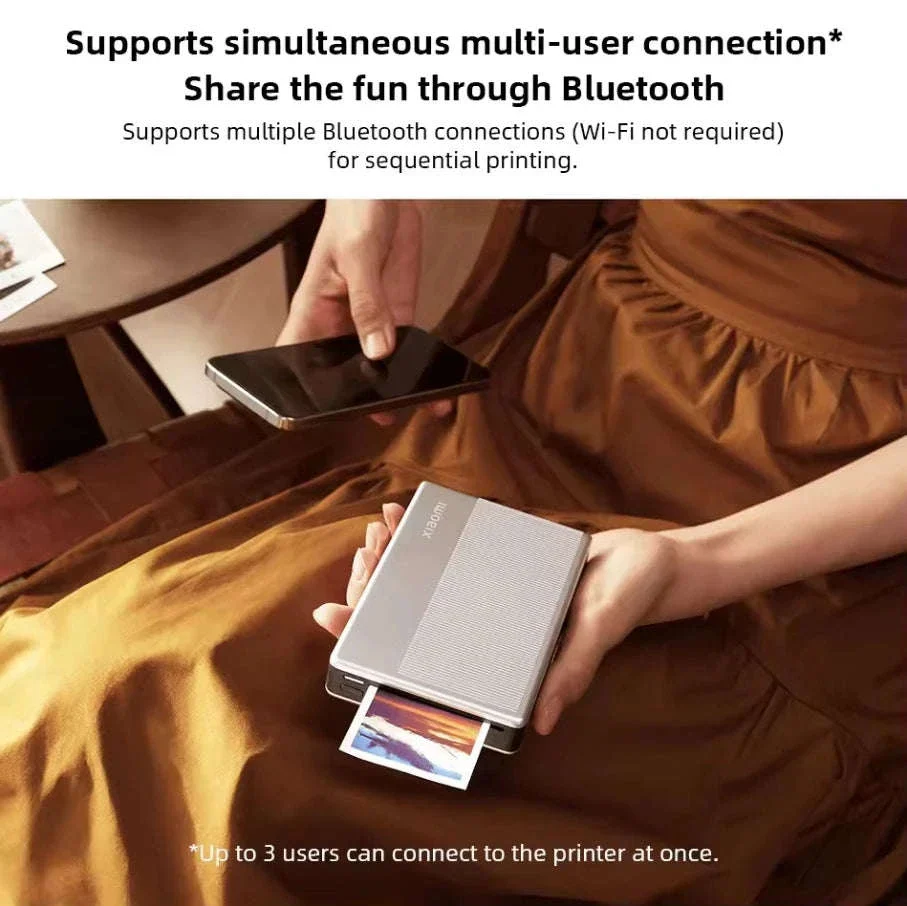 Xiaomi Portable Photo Printer 1S/Pro Bluetooth Thermal Printer - Image 6
