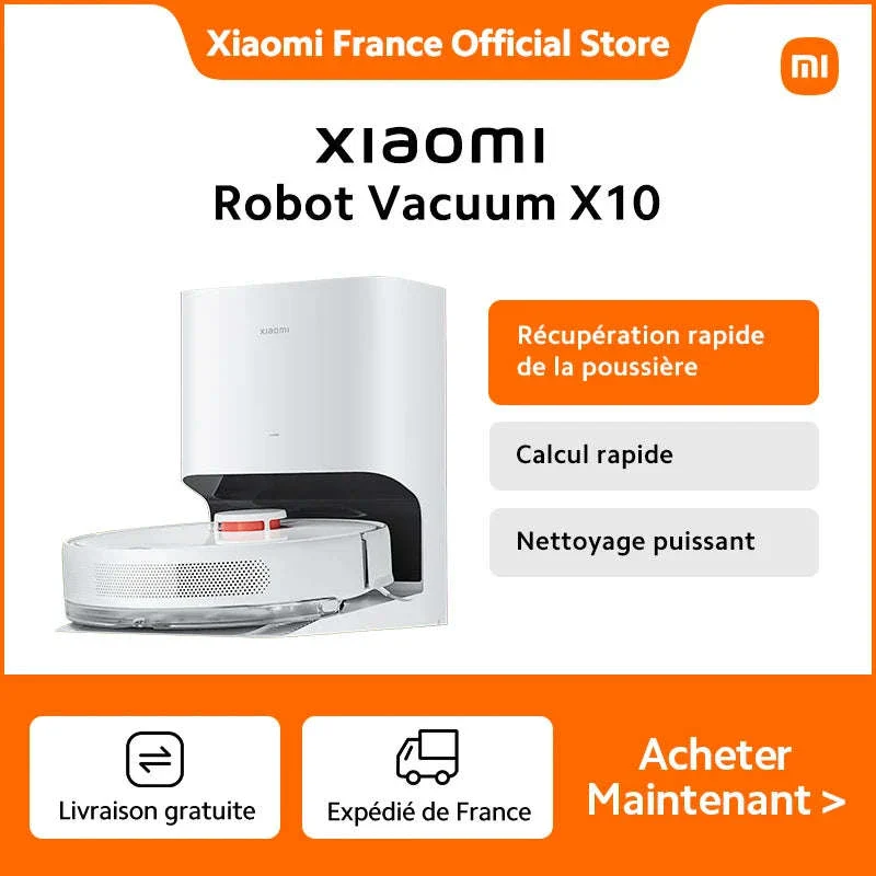 Xiaomi Robot Vacuum X10 EU White Smart Robot Cleaner