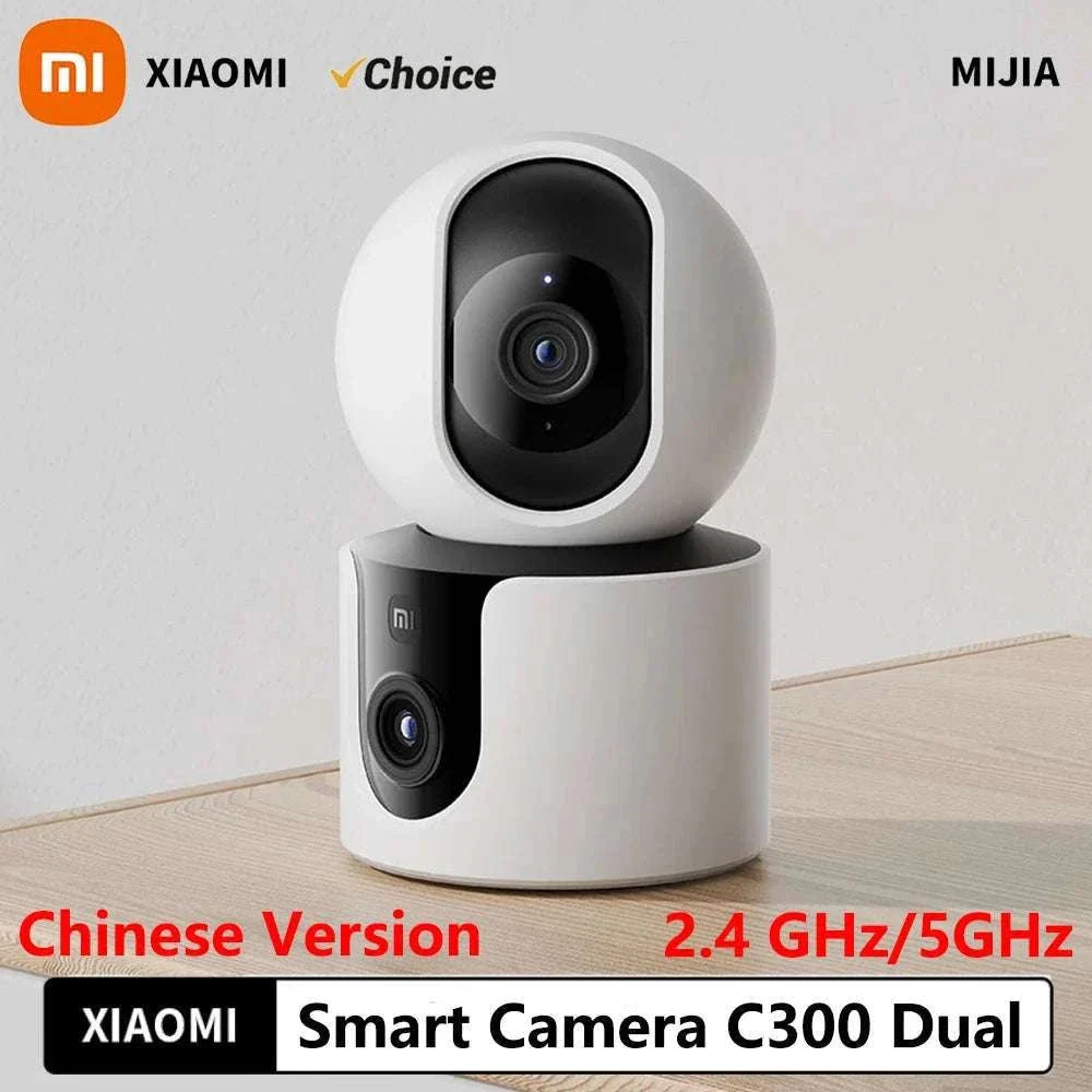 Xiaomi C300 Dual Lens Smart Camera 360° AI WiFi 6 Home Security