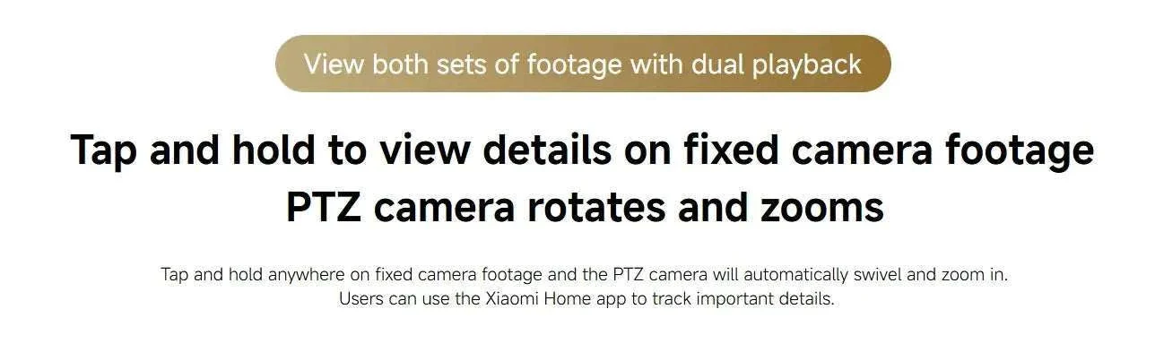 Xiaomi C300 Dual Lens Smart Camera 360° AI WiFi 6 Home Security - Image 28