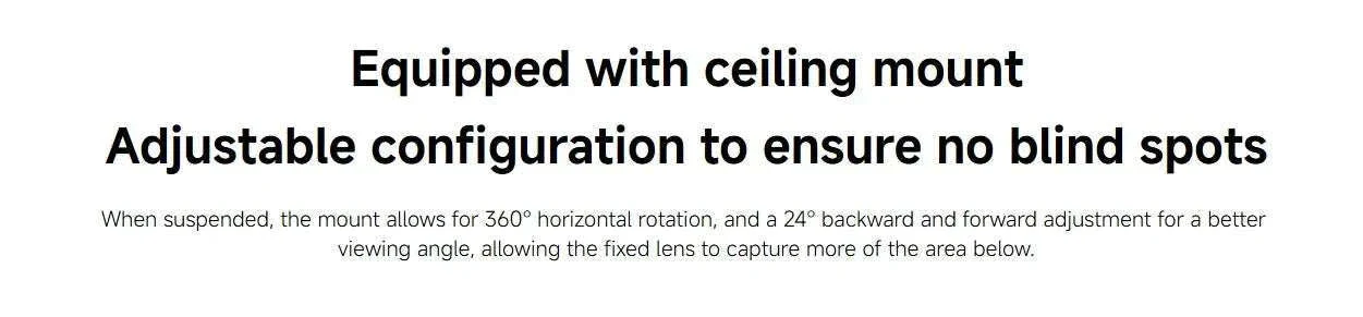 Xiaomi C300 Dual Lens Smart Camera 360° AI WiFi 6 Home Security - Image 45