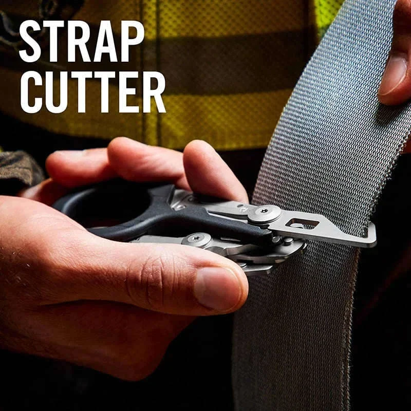 Multifunction Scissors Tactical Survival Tool with Belt Cutter - Image 10