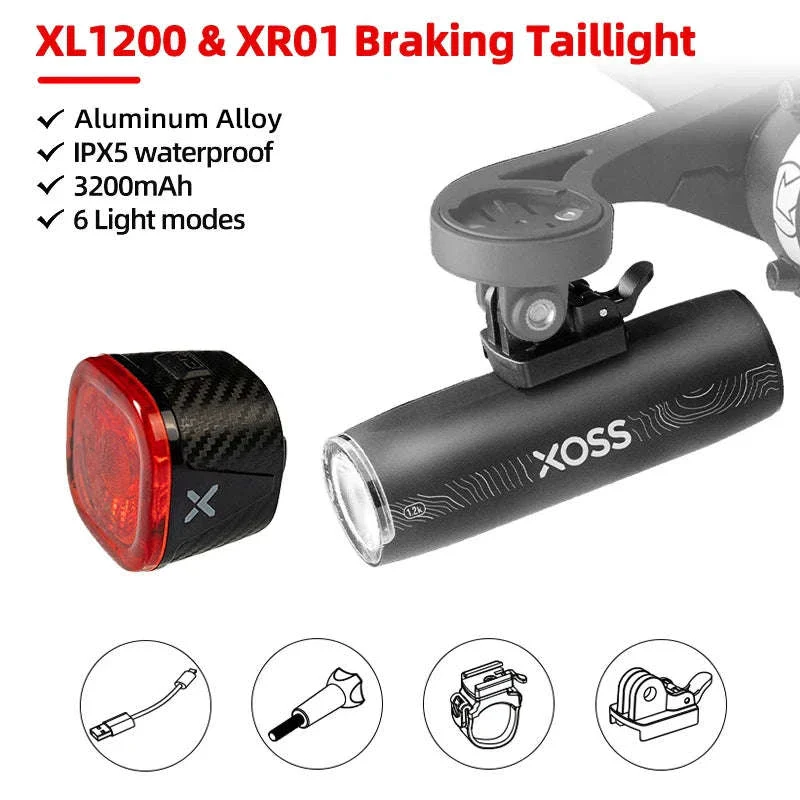 XOSS XL1200 Bike Headlight for Night Riding and Visibility - Image 9