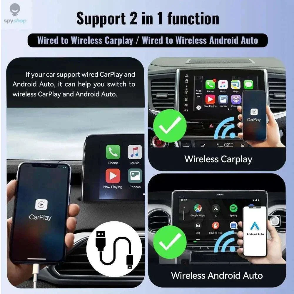 Wireless CarPlay & Android Auto Adapter for Nissan - Image 8