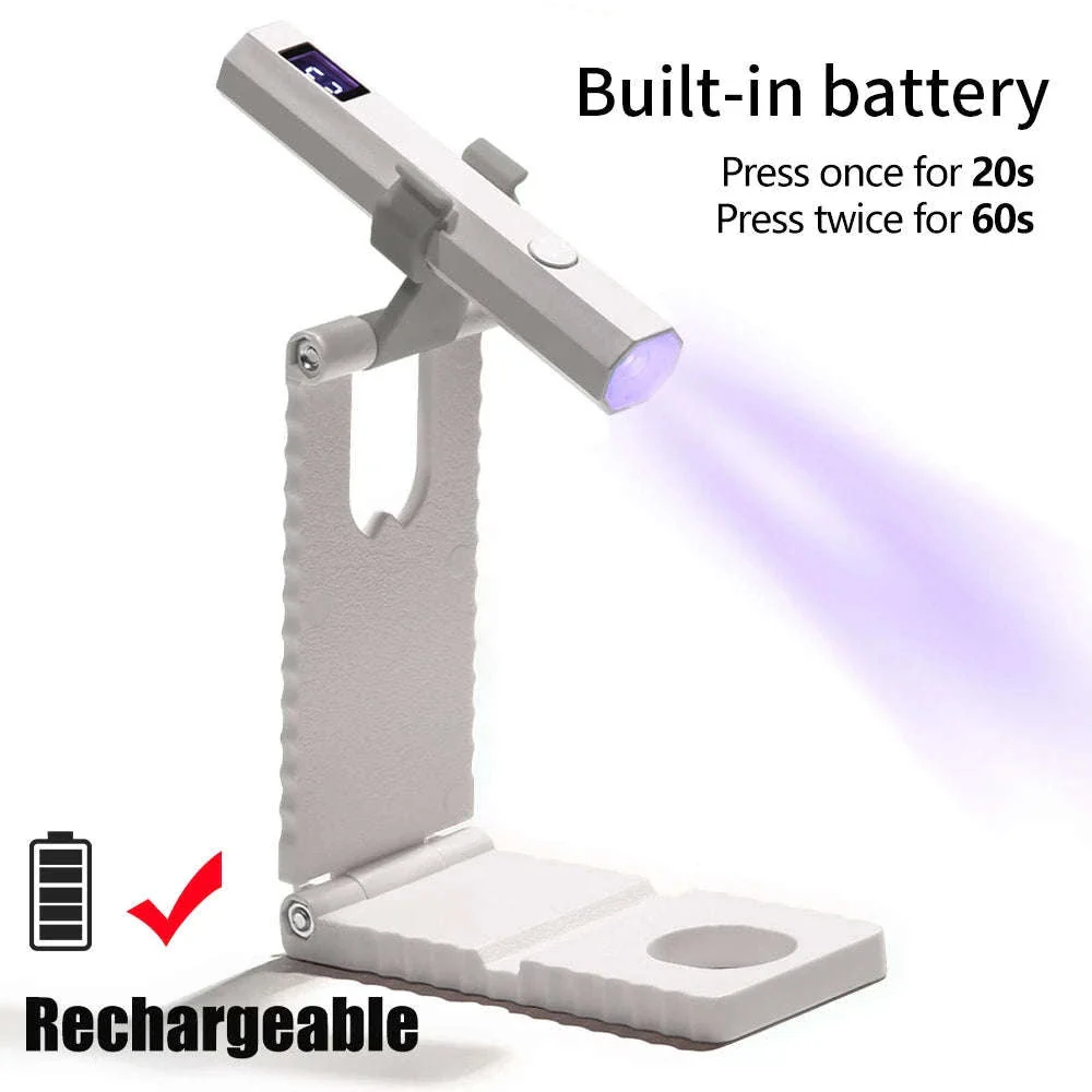 Portable Nail Dryer UV LED Gel Lamp with Rechargeable Power - Image 13