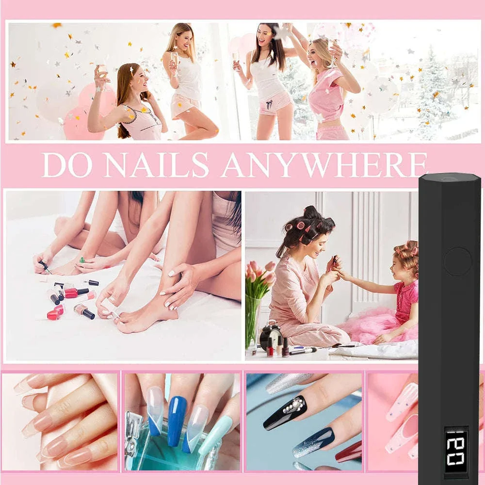 Portable Nail Dryer UV LED Gel Lamp with Rechargeable Power - Image 5