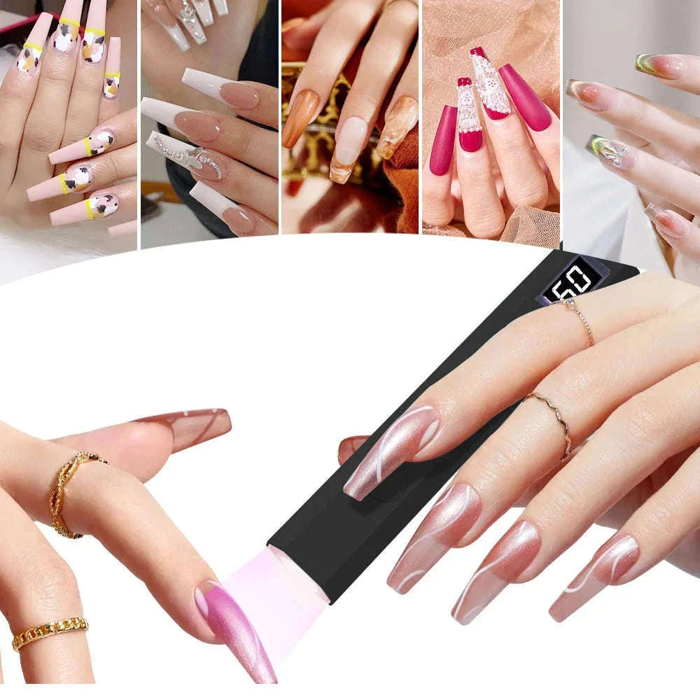 Portable Nail Dryer UV LED Gel Lamp with Rechargeable Power - Image 6