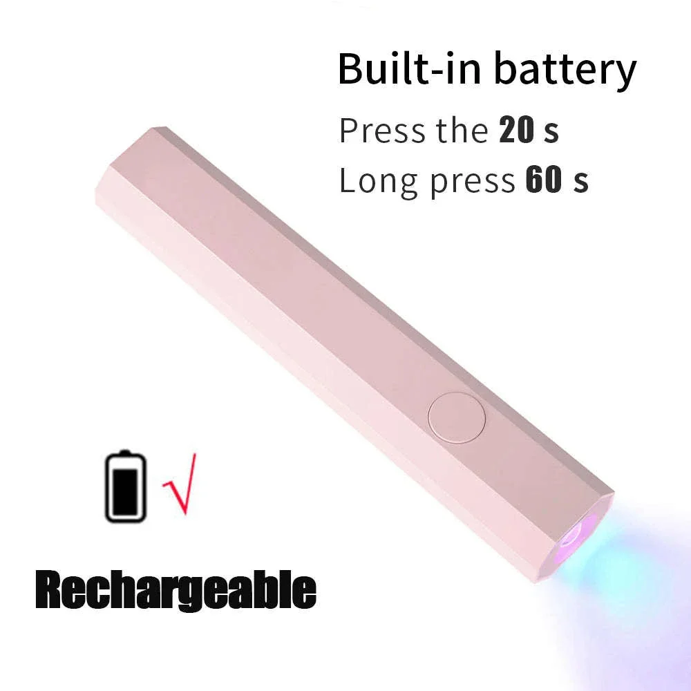 Portable Nail Dryer UV LED Gel Lamp with Rechargeable Power - Image 7