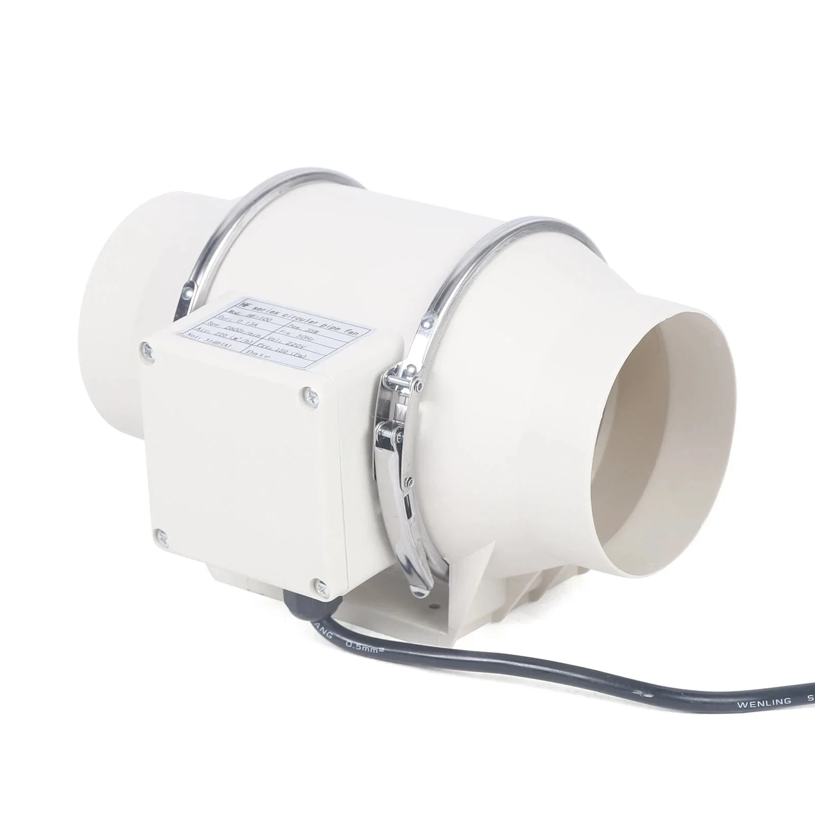 Quiet 220V Exhaust Duct Fan for Fresh, Low-Noise Ventilation - Image 5