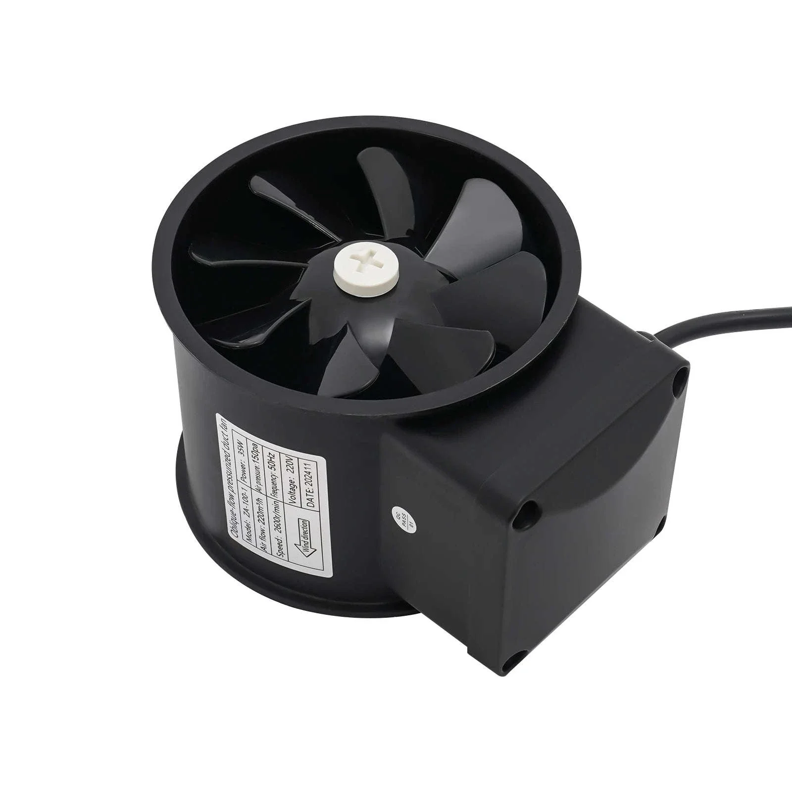 Quiet 220V Exhaust Duct Fan for Fresh, Low-Noise Ventilation - Image 6