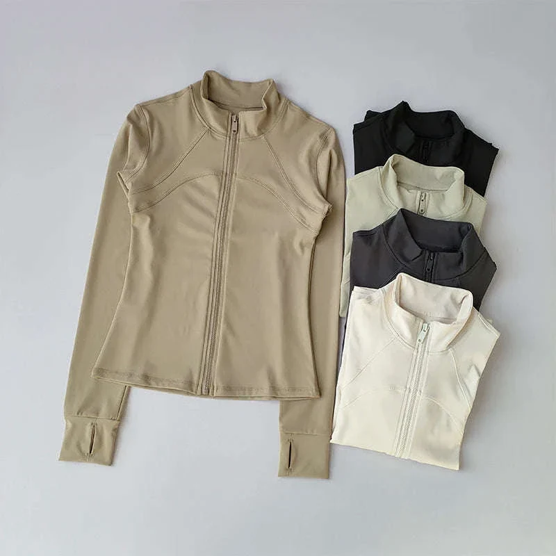Women's Yoga Jacket with Breathable Comfort and Flexible Fit