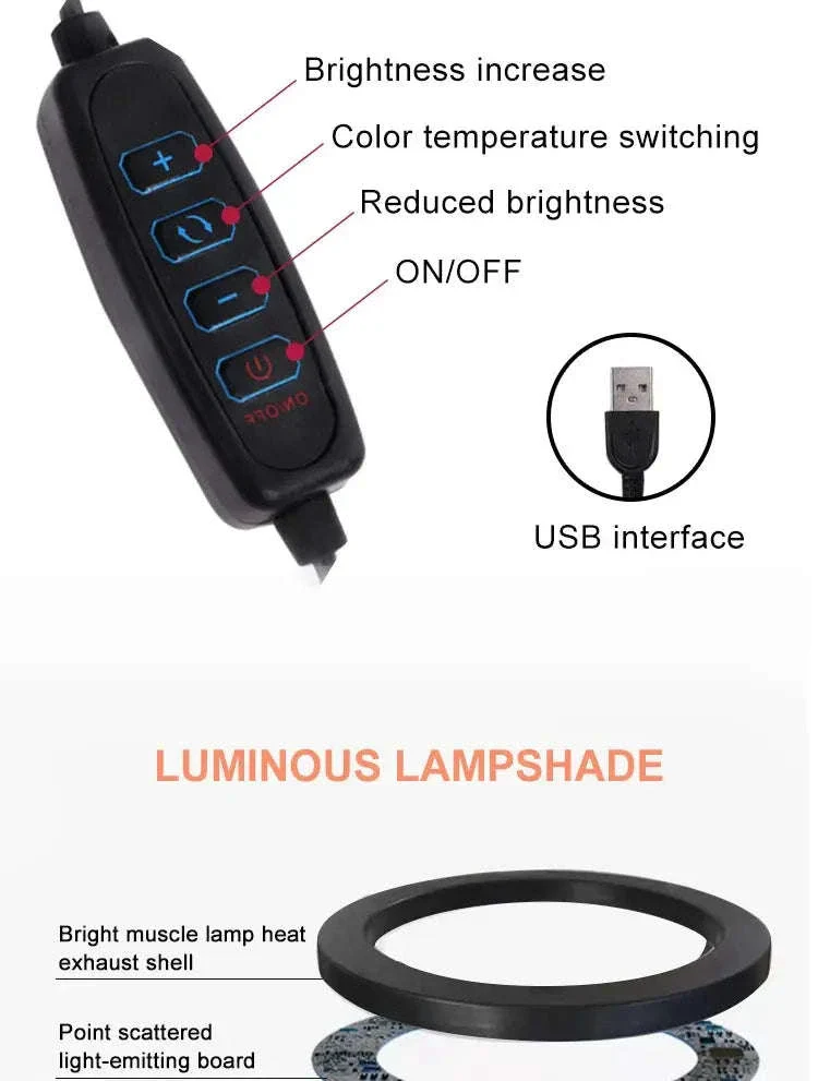 Selfie LED Ring Light Studio Kit for Photos and Video - Image 12