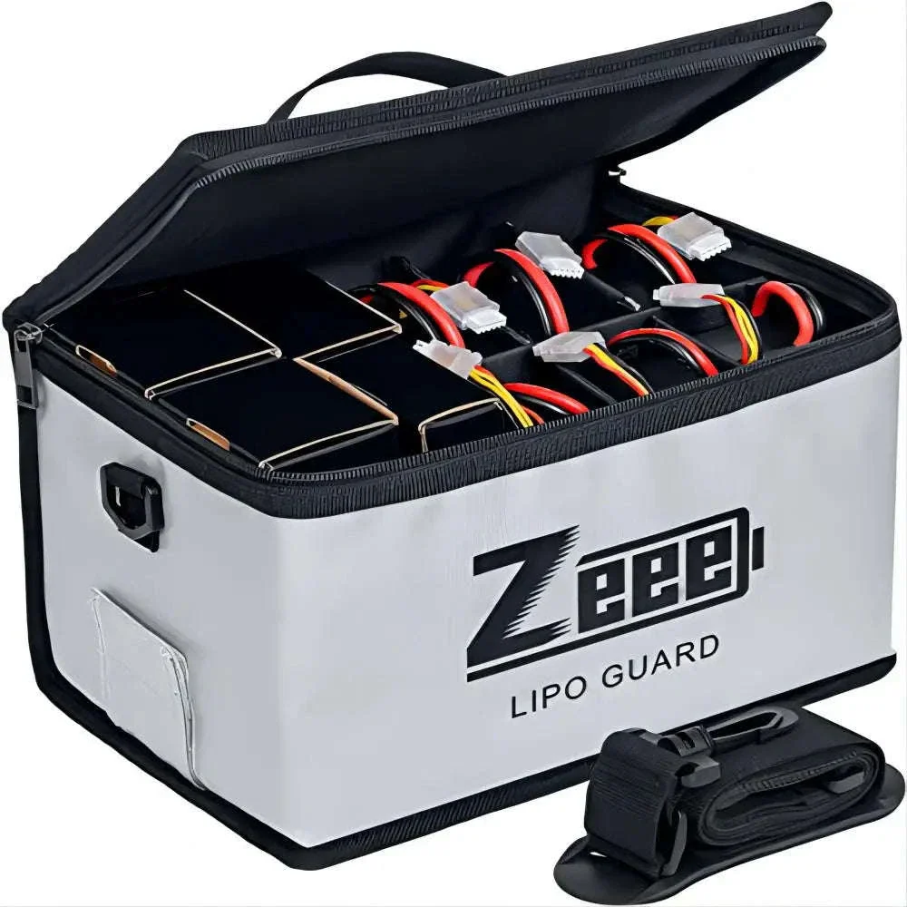 Adjustable 10-Cell LiPo Safety Bag Fireproof Battery Storage - Image 16