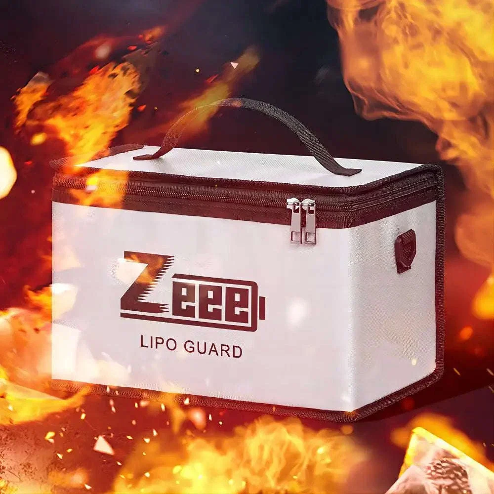 Adjustable 10-Cell LiPo Safety Bag Fireproof Battery Storage - Image 6
