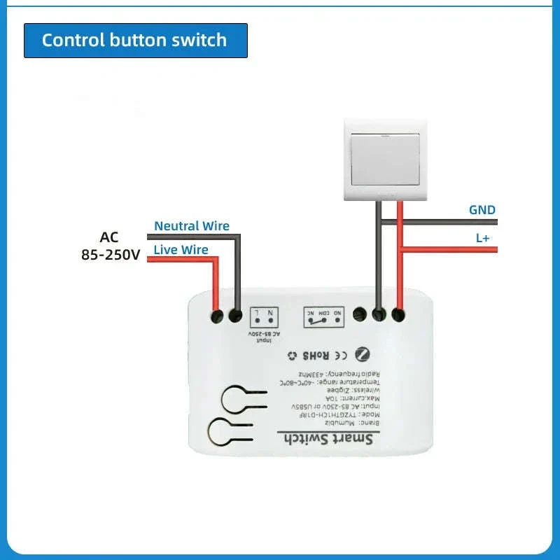 Zigbee Smart Switch with Temperature & Humidity Sensor Control - Image 25
