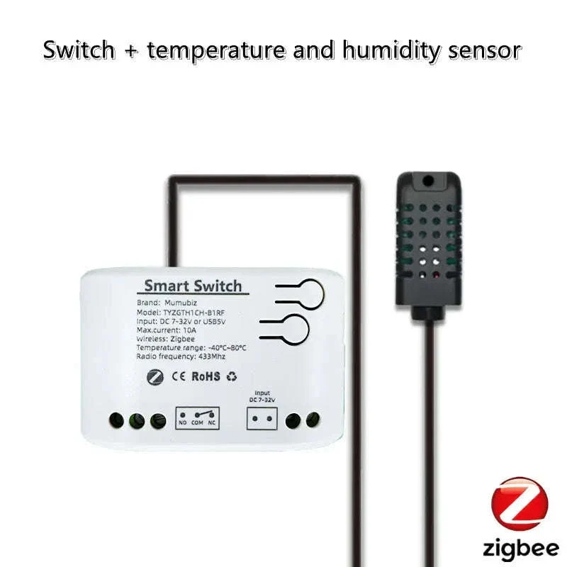 Zigbee Smart Switch with Temperature & Humidity Sensor Control - Image 27