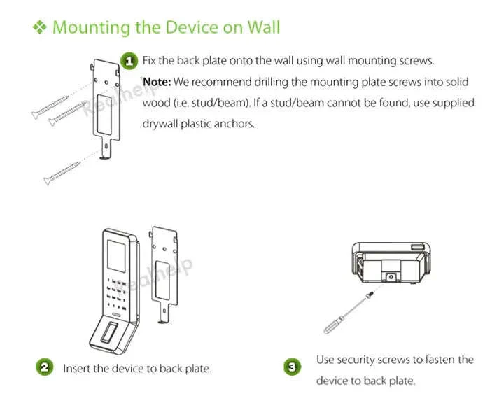 ZKTeco Fingerprint Attendance Terminal with Wi‑Fi and 3000 Templates - Image 11