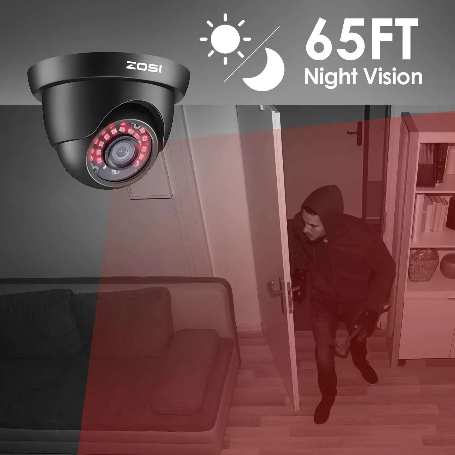 1080P TVI Dome Security Camera with Night Vision and IP66 - Image 10