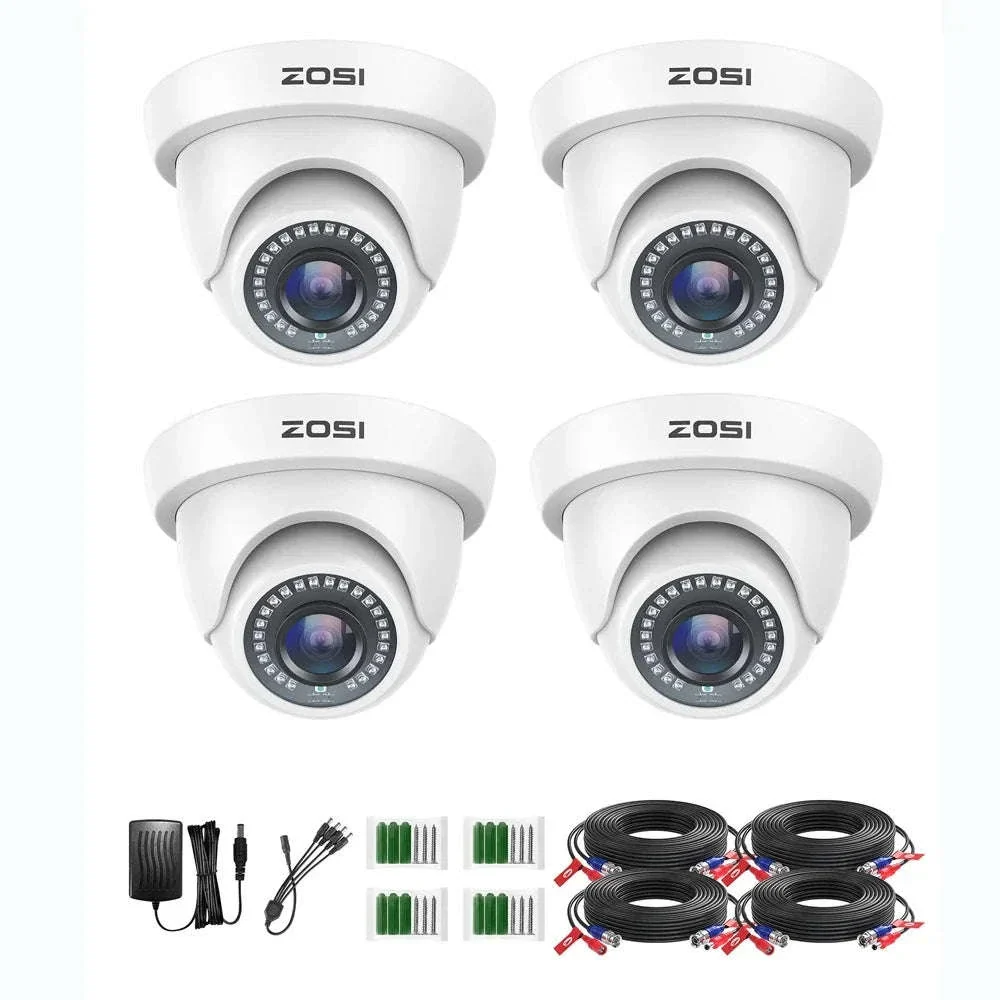 ZOSI 4-Pack 1080P Wired Security Cameras for Home CCTV - Image 17