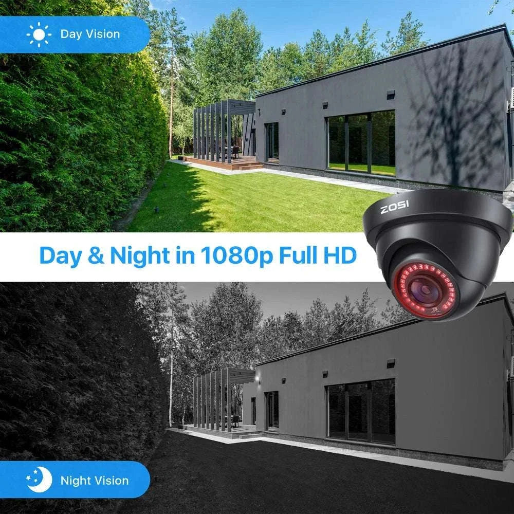 1080P Wired Security Camera System with 4 Cameras & 8CH DVR - Image 19