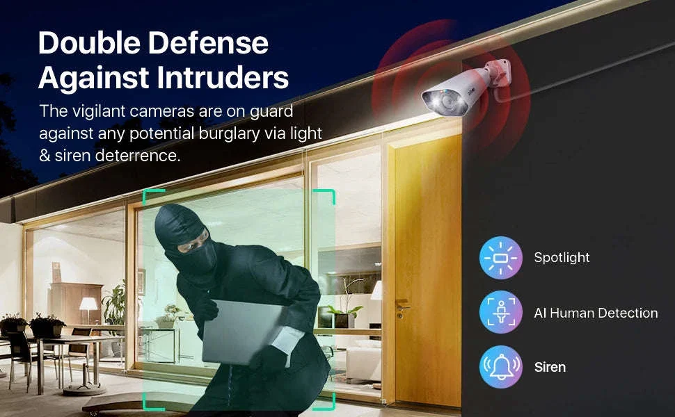ZOSI 8MP PoE Outdoor Security Camera with Two-Way Audio - Image 13