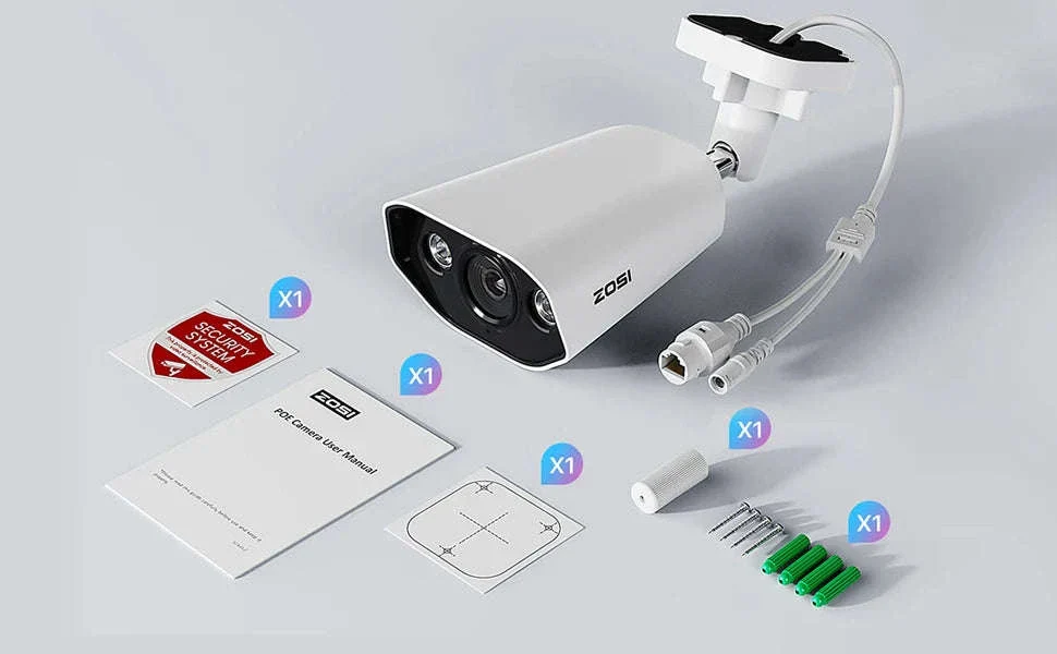 ZOSI 8MP PoE Outdoor Security Camera with Two-Way Audio - Image 21