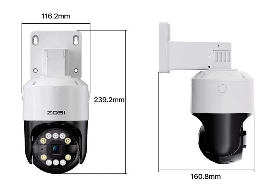 ZOSI 8MP PoE Outdoor Security Camera with AI Detection - Image 23