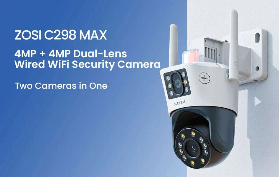 ZOSI 8MP Dual-Lens WiFi PTZ Outdoor Security Camera - Image 10