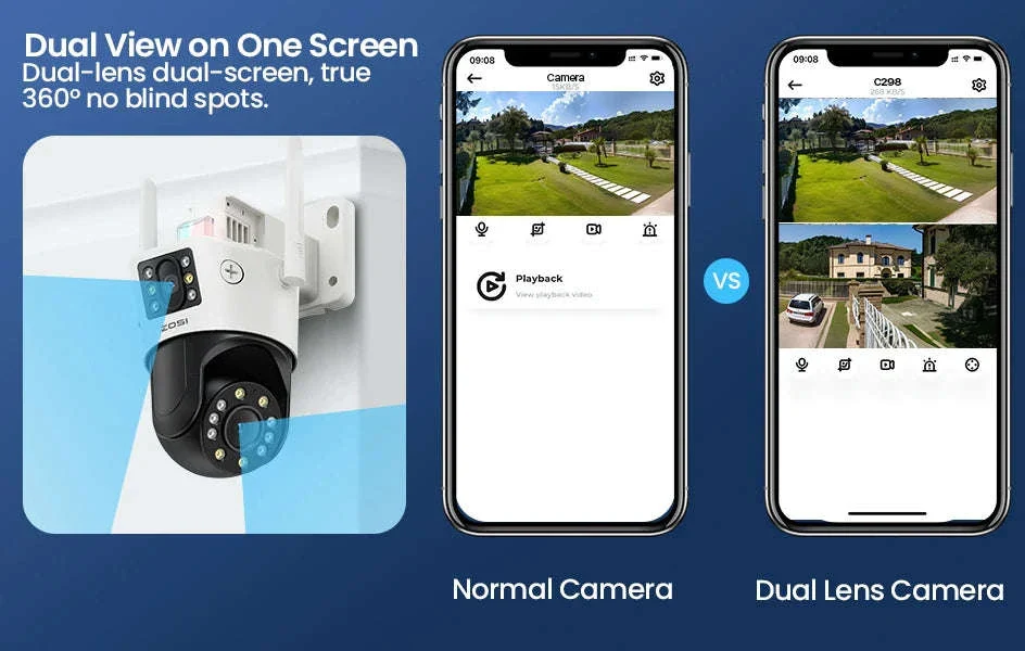 ZOSI 8MP Dual-Lens WiFi PTZ Outdoor Security Camera - Image 16