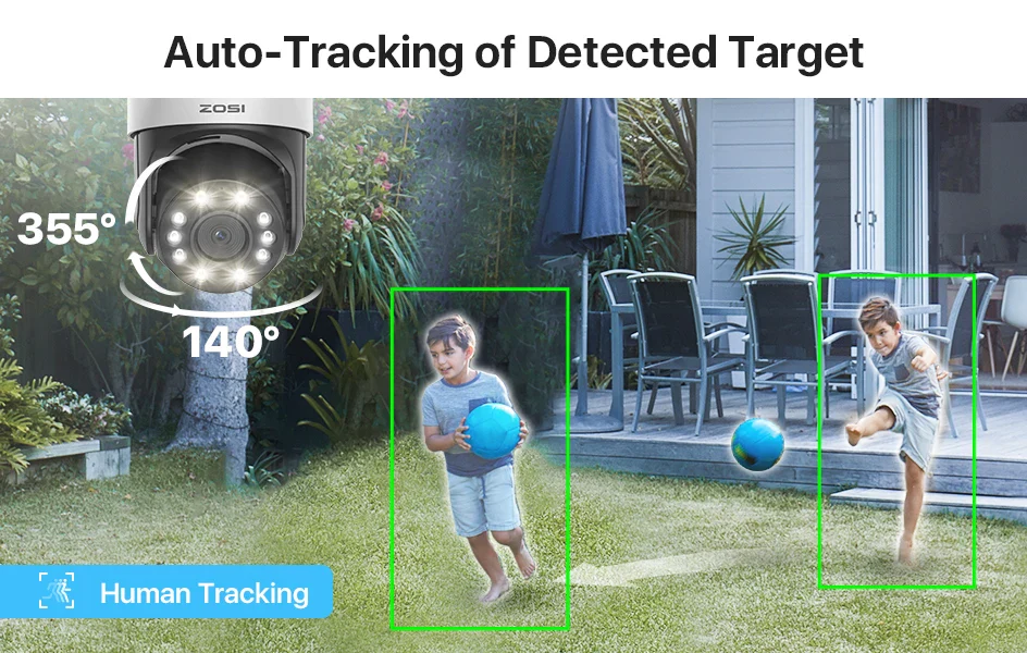 ZOSI C298 Max 4K 8MP Dual-Lens PTZ Security Camera - Image 12