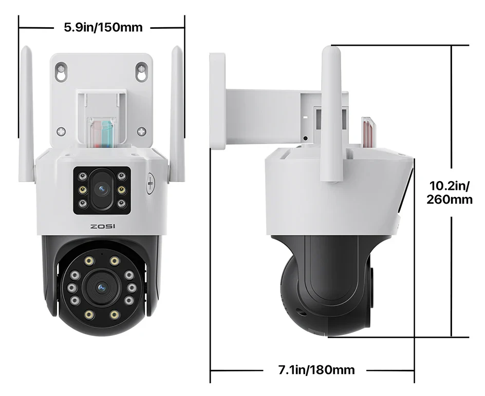 ZOSI C298 Max 4K 8MP Dual-Lens PTZ Security Camera - Image 30