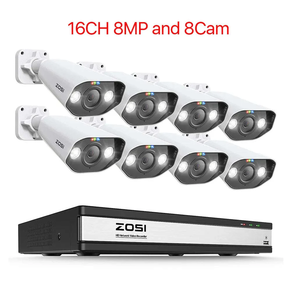 ZOSI 16-Channel 8MP PoE Security Camera System with 4TB HDD - Image 35
